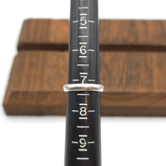 Size 7.25 925 Sterling Silver Large Marquise Labradorite Ring - Picture 6 of 8